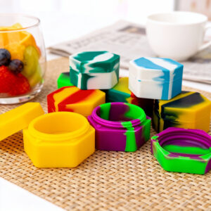 HLL smoke 26ml flat hexagonal silicone container