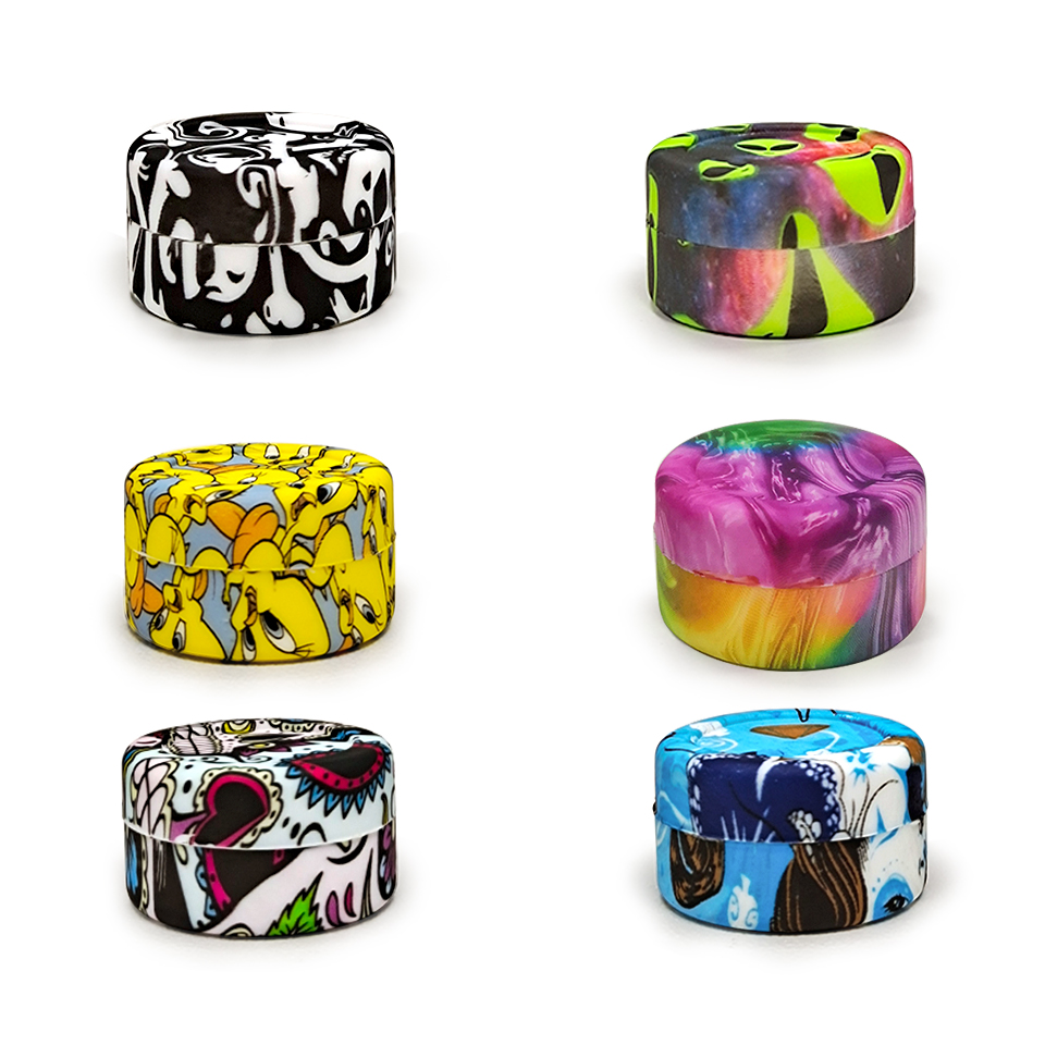 HLL Smoke 5ml Water Transfer Printing Silicone Container - 图片 18