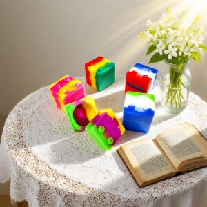 HLL Smoke 9ml Small Square Silicone Container