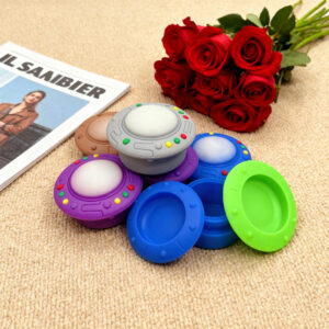 HLL Smoke 5ml Alien UFO Silicone Container(10 pieces per set, random color)