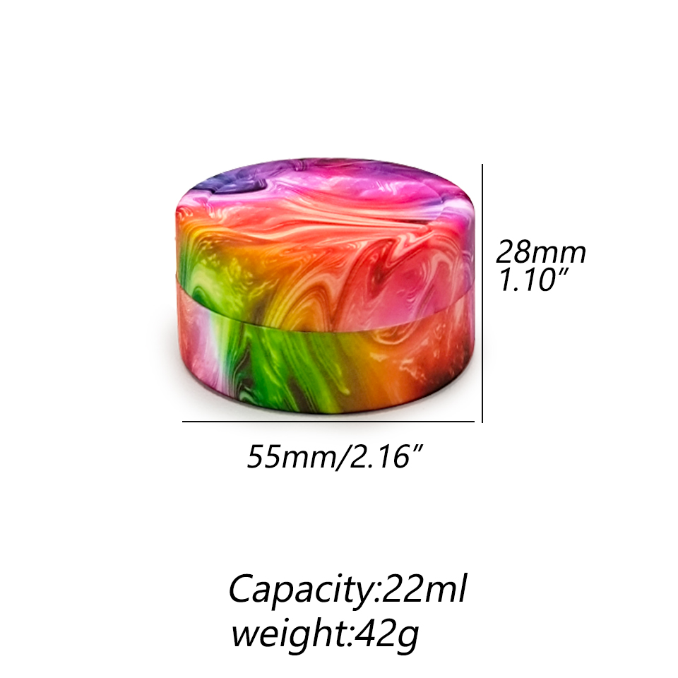 HLL Smoke 22ml Water Transfer Printing Silicone Container - 图片 5