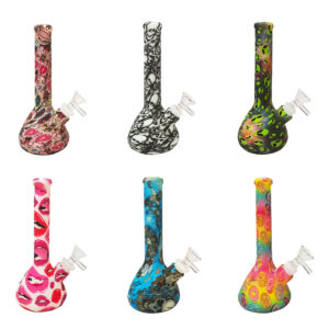 HLL Smoke 7.48-inch Luminous Silicone Beaker Pipe