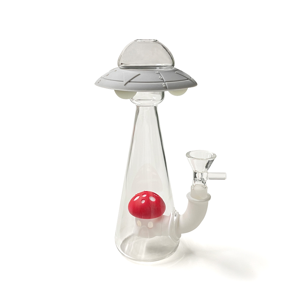 HLL Smoke 7.08 inch luminous glass UFO hookah - 图片 6