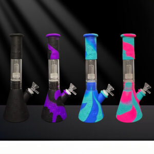 HLL Smoke 11.02 inch Silicone Glass Water Smoke