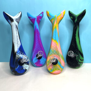 HLL Smoke 4.92-inch Silicone Shark Pipe