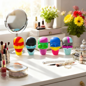 HLL Smoke 15ml Skull Silicone Container