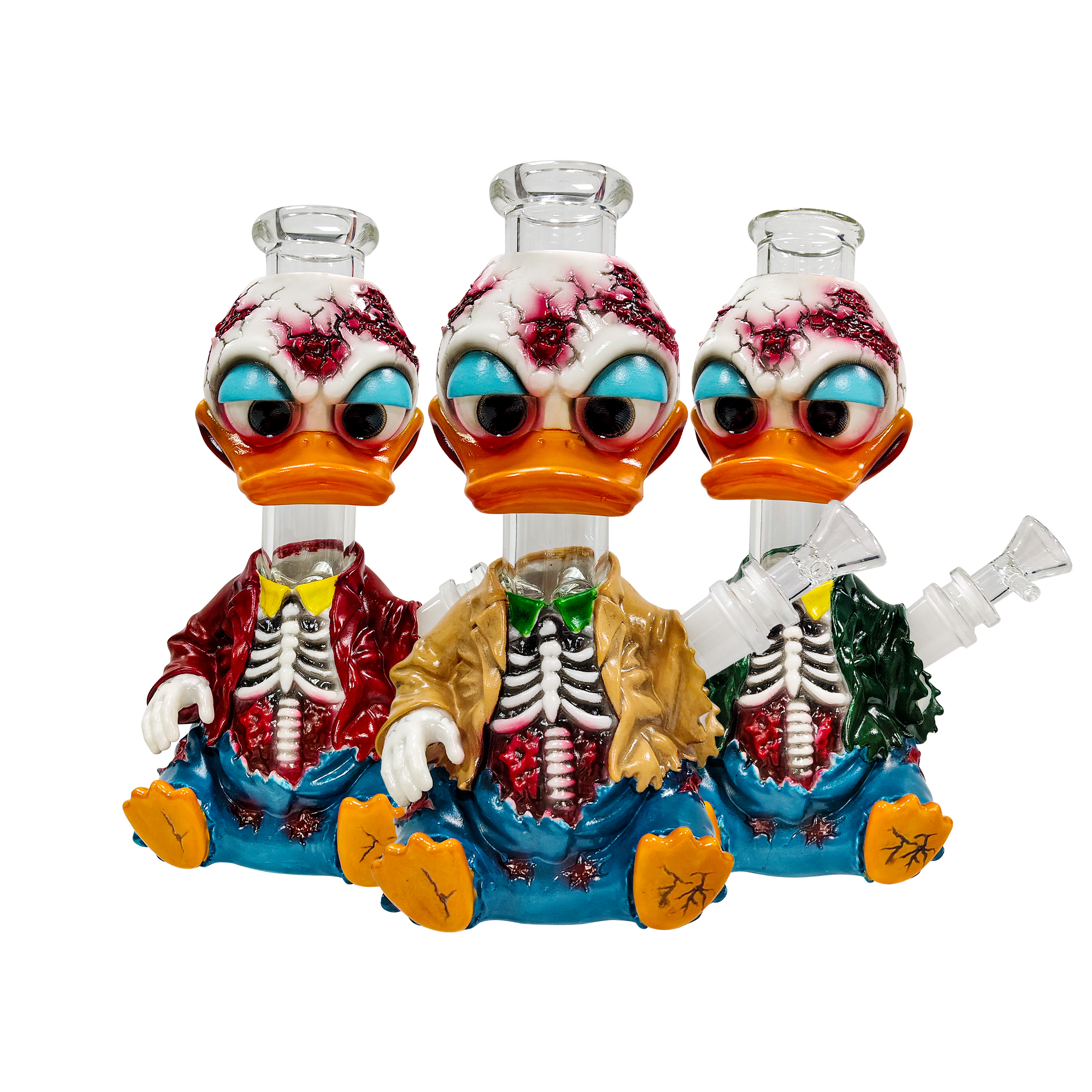 HLL Smoke 8.79 inch Zombie Duck Pipe - 图片 2