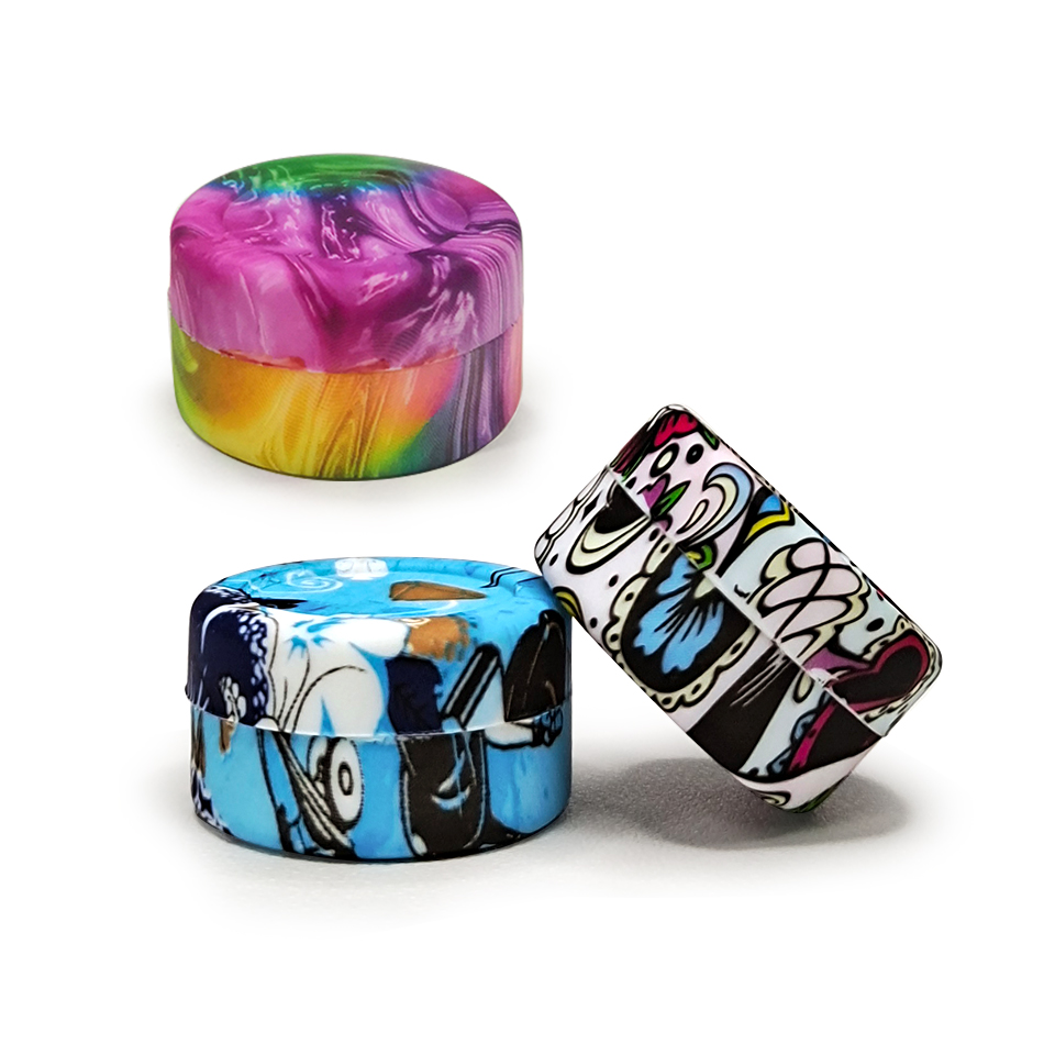 HLL Smoke 5ml Water Transfer Printing Silicone Container - 图片 8