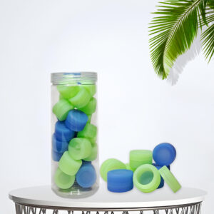 HLL Smoke 3ml Mixed Color Glow-in-the-Dark Silicone Container