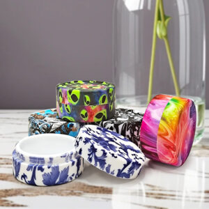 HLL Smoke 22ml Water Transfer Printing Silicone Container