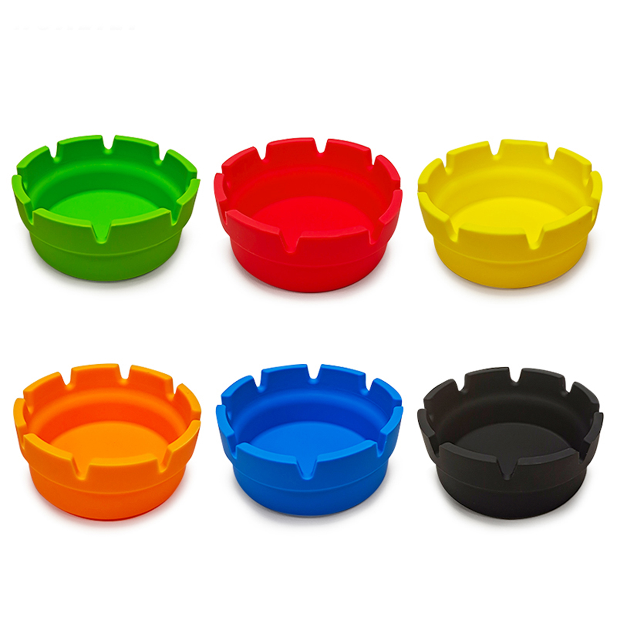 HLL Smoke 3.93-inch Silicone Lace Shaped Ashtray - 图片 3