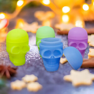 HLL Smoke 15ml Luminous Skull Silicone Container