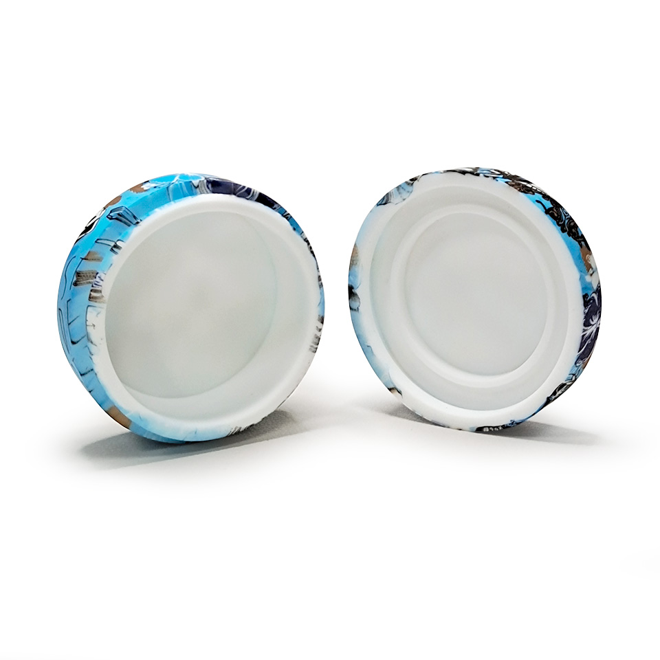 HLL Smoke 22ml Water Transfer Printing Silicone Container - 图片 6