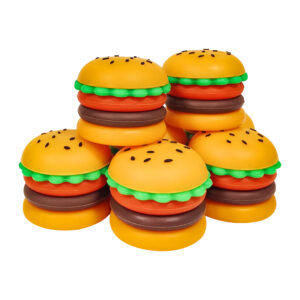 HLL Smoke 5ml Hamburger Silicone Container (10 pieces per group, random color)