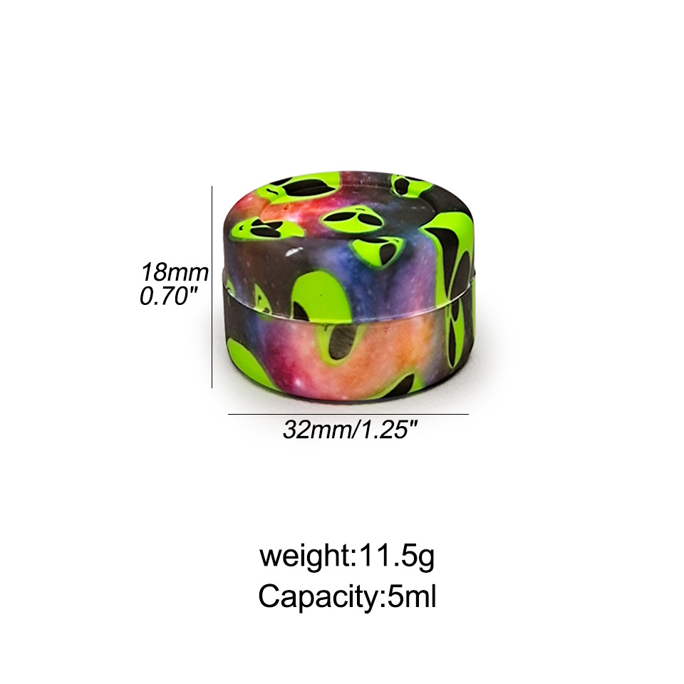 HLL Smoke 5ml Water Transfer Printing Silicone Container - 图片 3