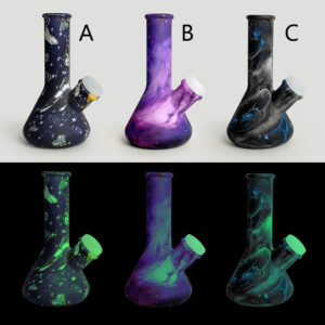 HLL Smoke 5-inch Luminous Silicone Beaker Pipe