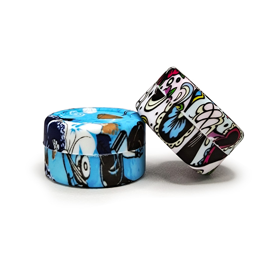 HLL Smoke 5ml Water Transfer Printing Silicone Container - 图片 6