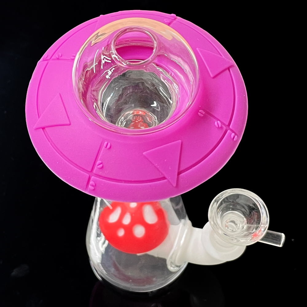 HLL Smoke 7.08 inch luminous glass UFO hookah - 图片 10