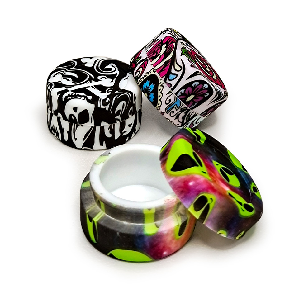 HLL Smoke 5ml Water Transfer Printing Silicone Container - 图片 9