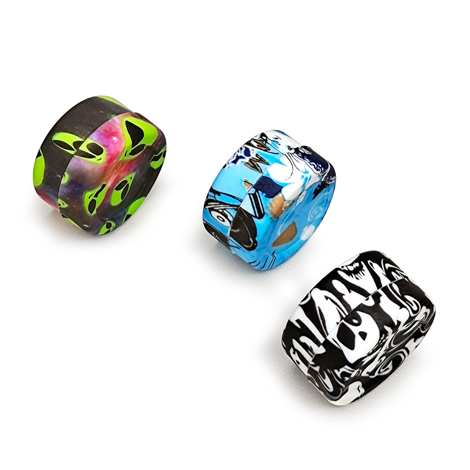 HLL Smoke 5ml Water Transfer Printing Silicone Container - 图片 7