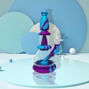 HLL Smoke 7-inch Dual Filter Silicone Water Smoke