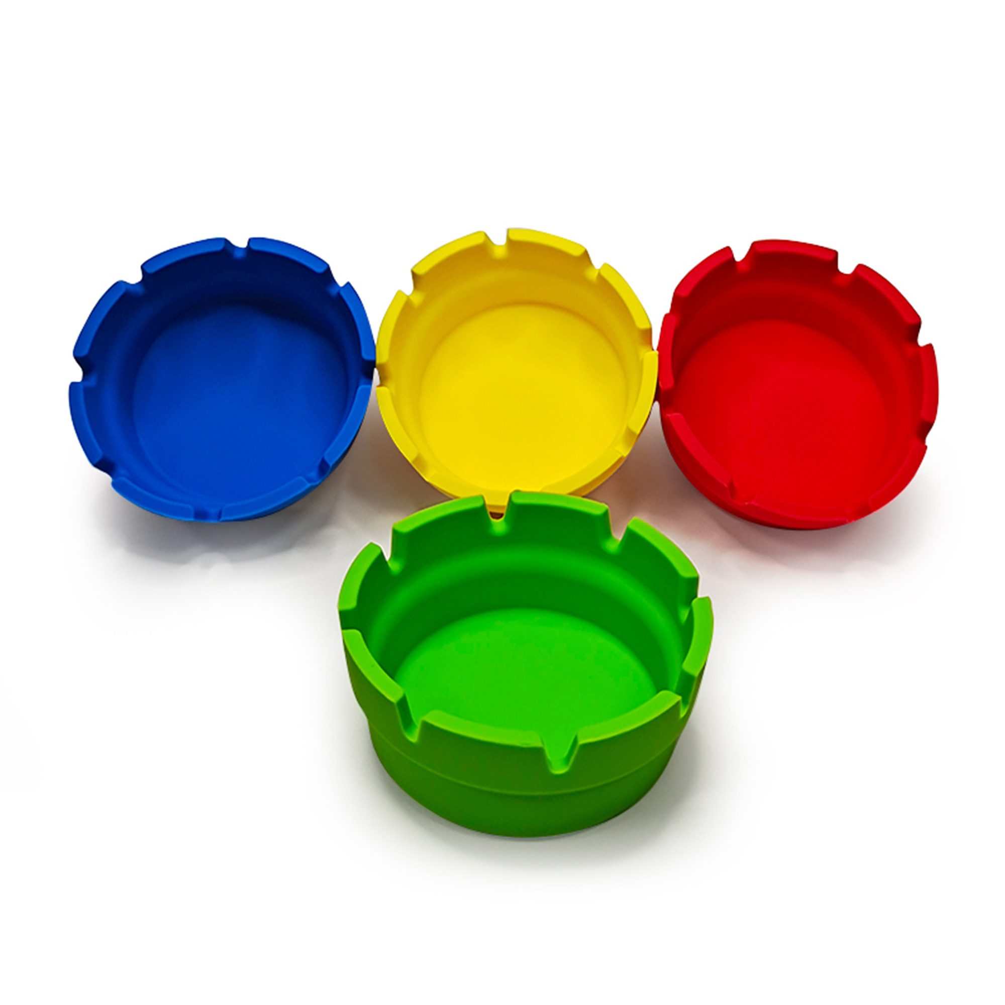 HLL Smoke 3.93-inch Silicone Lace Shaped Ashtray - 图片 6