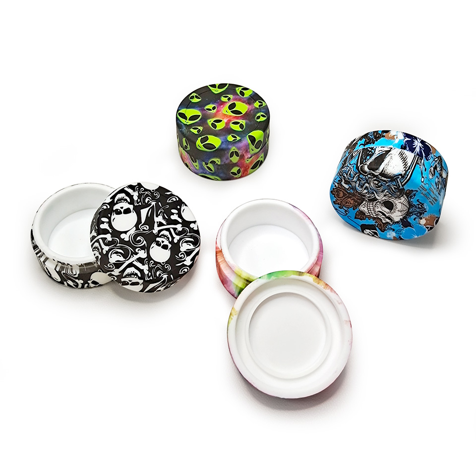 HLL Smoke 22ml Water Transfer Printing Silicone Container - 图片 12