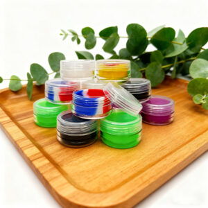 HLL smoke 5ml silicone lined acrylic container(set of 10, random color)