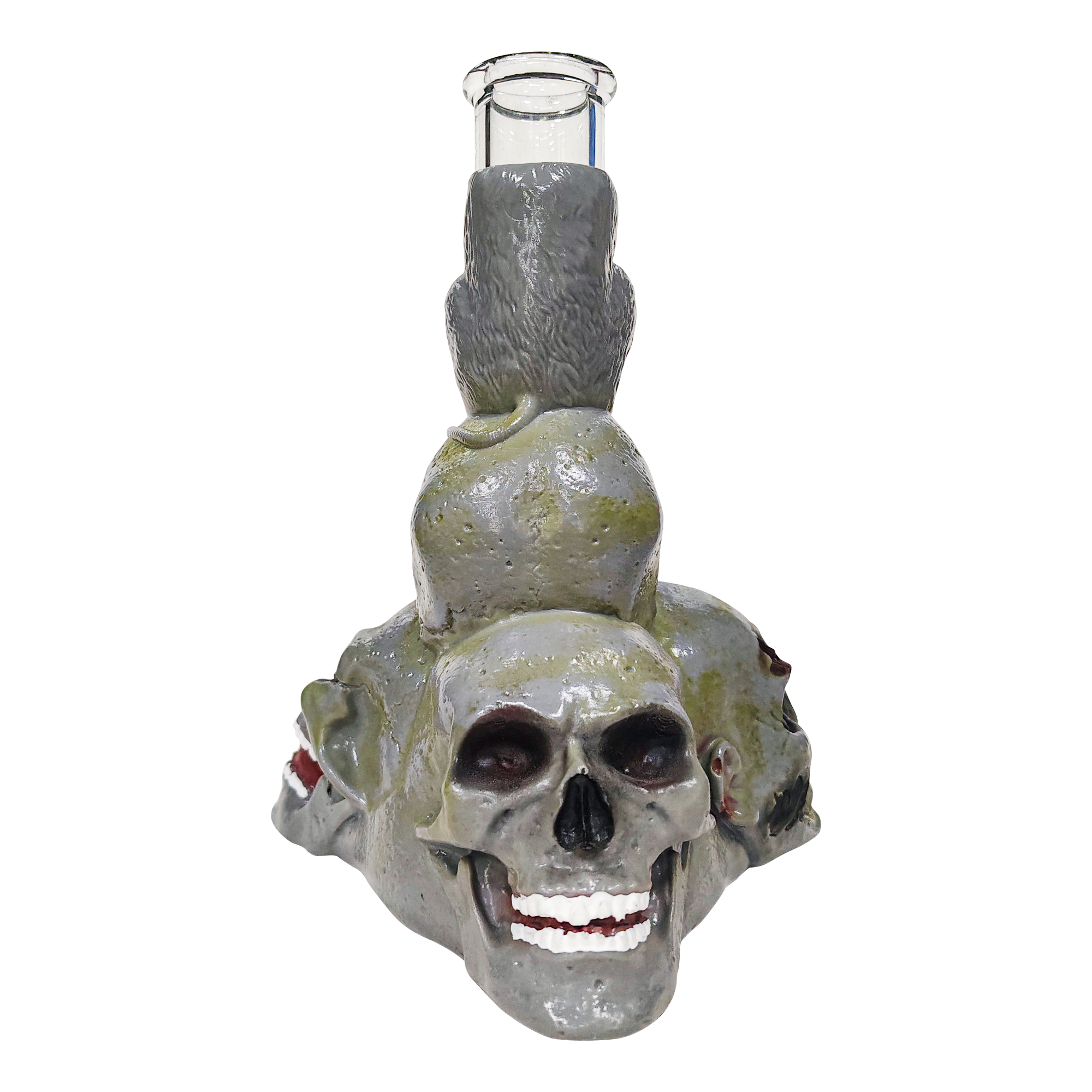 HLL Smoke 7.28-inch Skull Head Water Pipe - 图片 5