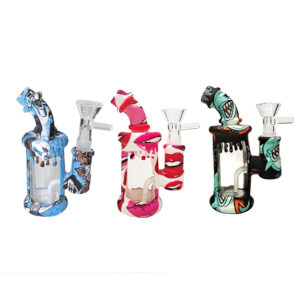 HLL smoke 4.52-inch silicone watermark elbow small pipe