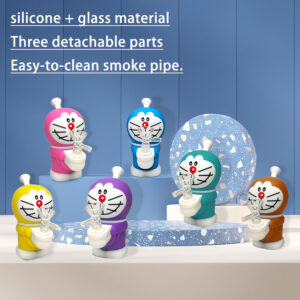 HLL Smoke 5.70 inch Silicone Doraemon Water Smoke