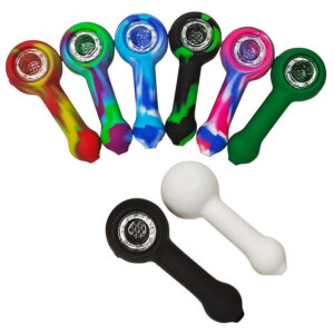 HLL Smoke 4.33-inch Color Silicone Hammer Pipe