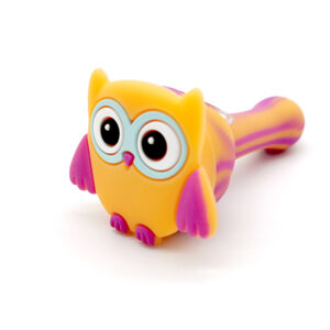 HLL Smoke 4.56-inch Silicone Owl Pipe