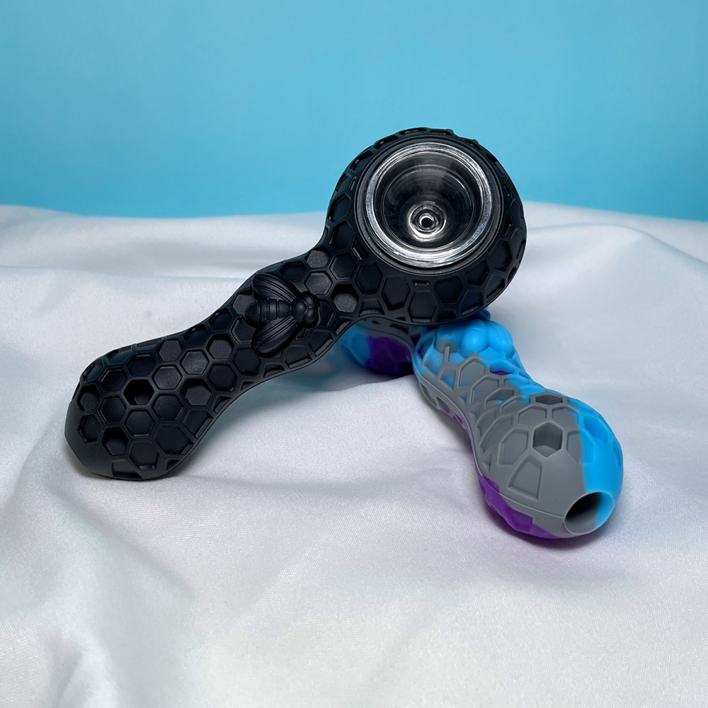 HLL Smoke 4.17-inch Silicone Bee Pipe - 图片 7