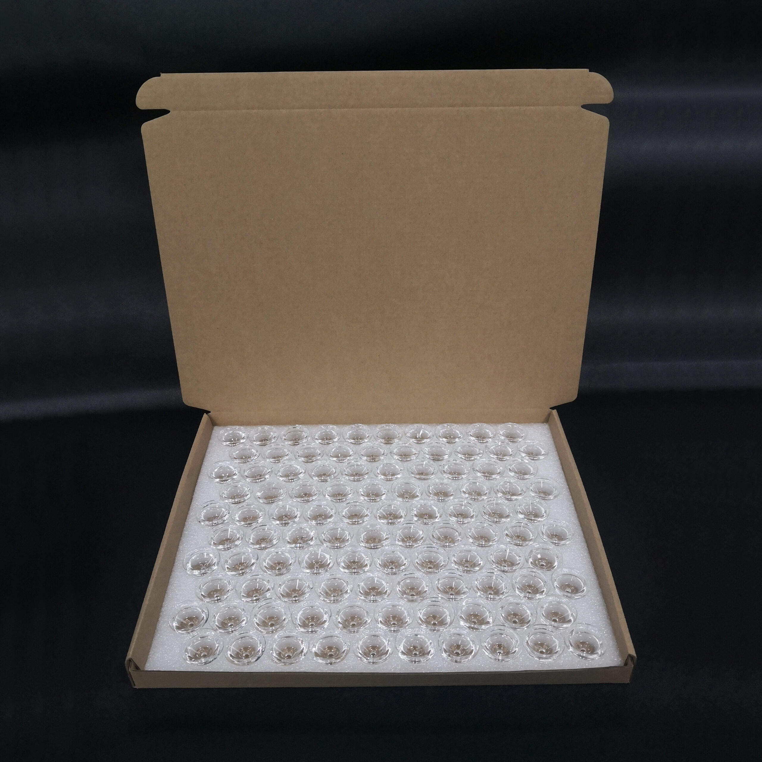 HLL Smoke Glass Pipe Filter with 1 Honeycomb Hole (Transparent) - 图片 11