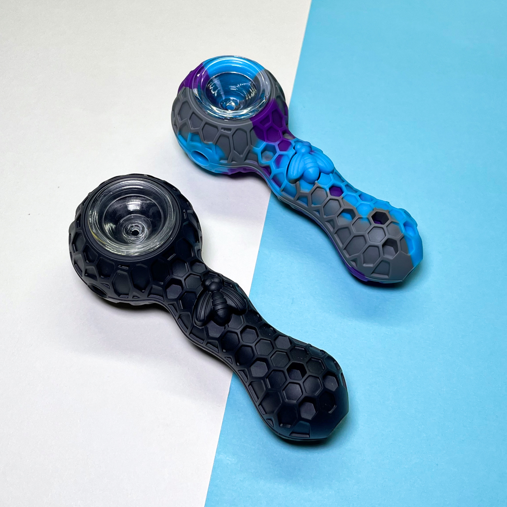 HLL Smoke 4.17-inch Silicone Bee Pipe - 图片 9