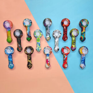 HLL Smoke 4.33-inch water transfer silicone pipe