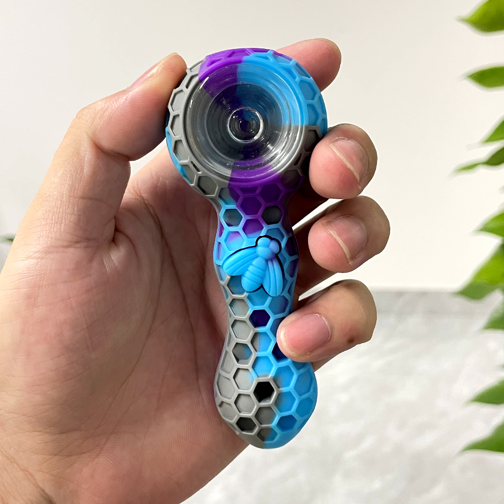 HLL Smoke 4.17-inch Silicone Bee Pipe - 图片 13