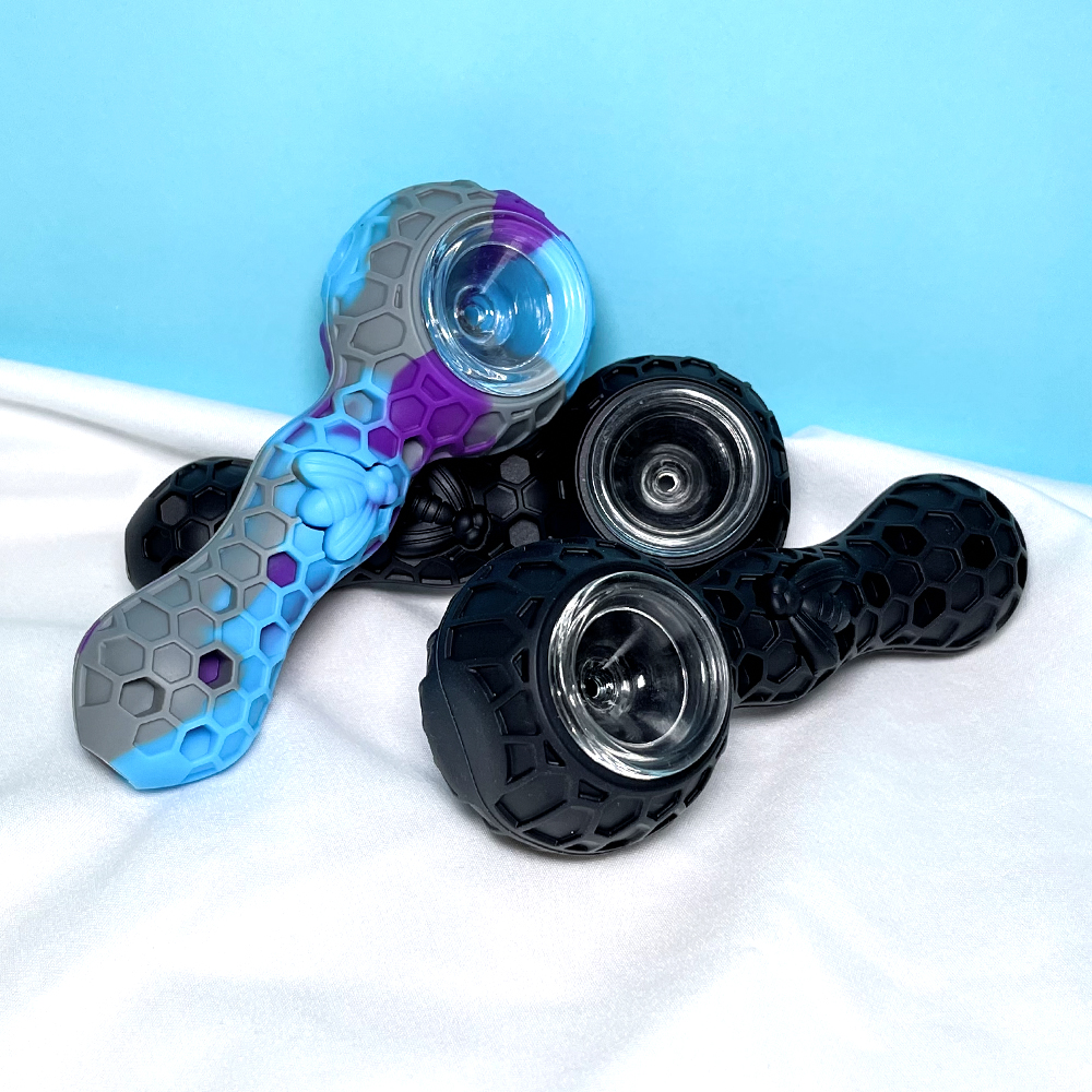 HLL Smoke 4.17-inch Silicone Bee Pipe - 图片 11