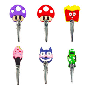 HLL Smoke Cartoon with Silicone Metal Crocodile Clip