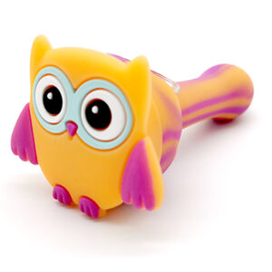 HLL Smoke 4.56-inch Silicone Owl Pipe