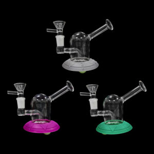 HLL Smoke 4.33-inch Luminous Silicone Water Pipe